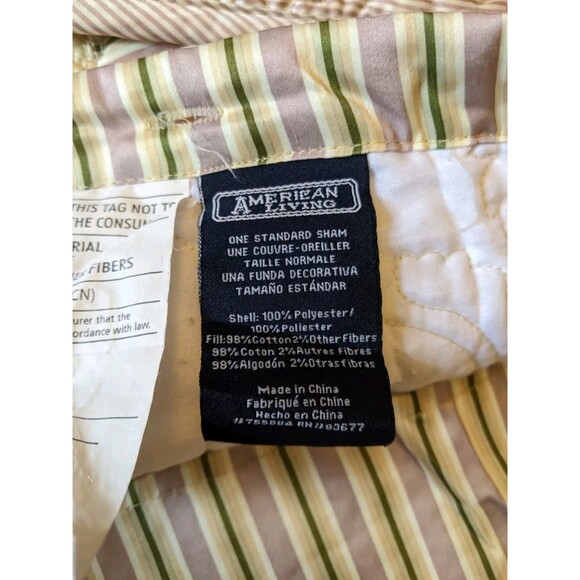 Ralph Lauren American Living Quilted Decorative Accent Cover Sham Replacement - Picture 7 of 11